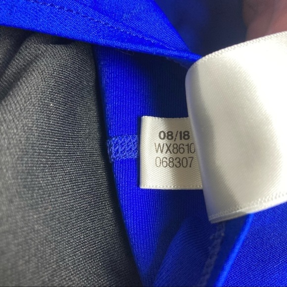 Adidas Blue One Piece Bathing Suit Size 30 (Similar to a US Small) - Picture 5 of 6